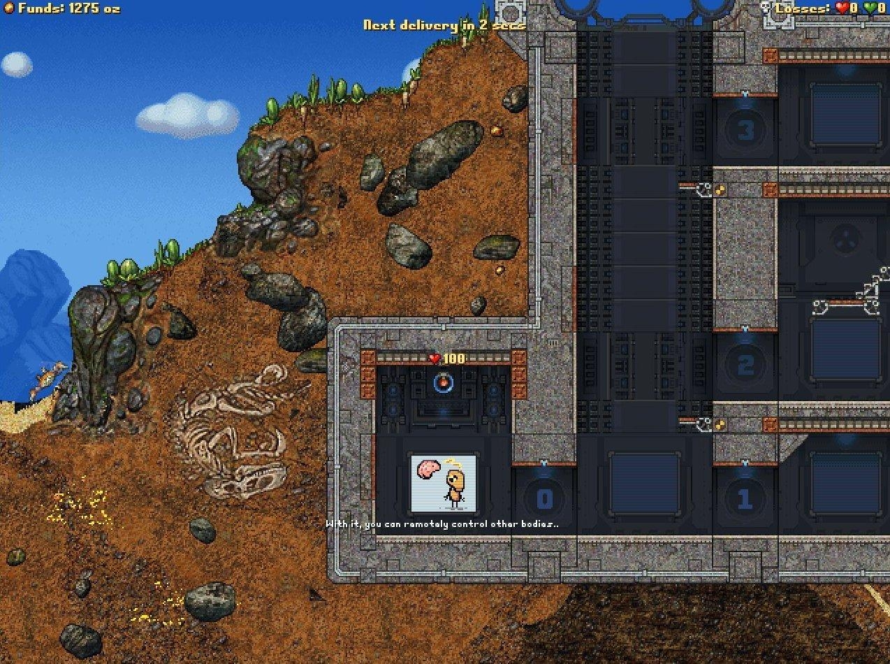 Скриншот из игры Cortex Command под номером 1