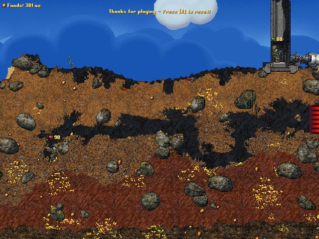 Скриншот из игры Cortex Command под номером 5