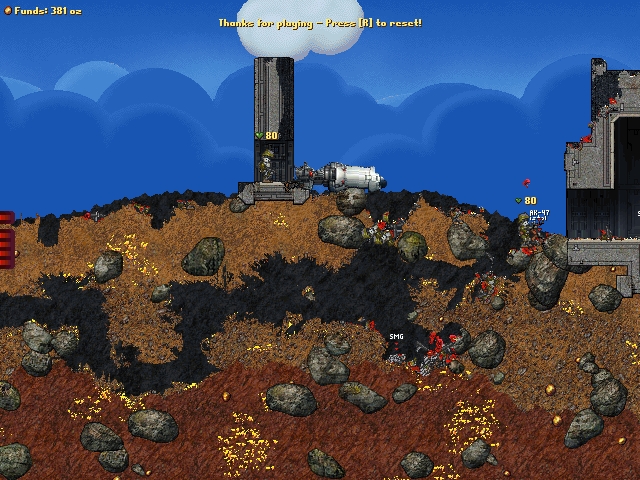 Скриншот из игры Cortex Command под номером 6