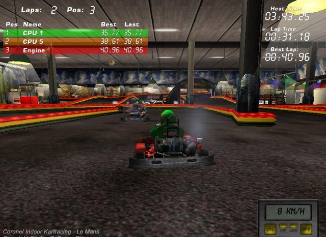 Скриншот из игры Coronel Indoor Kartracing под номером 2