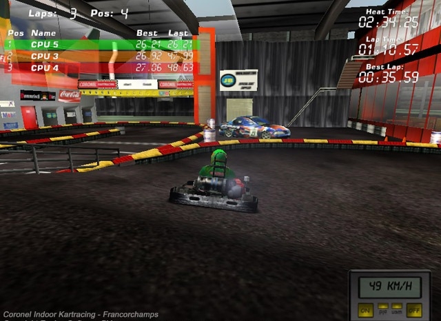 Скриншот из игры Coronel Indoor Kartracing под номером 7