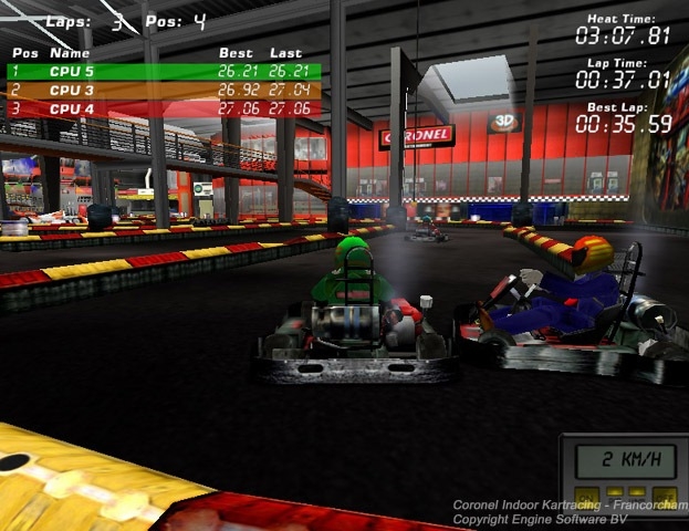 Скриншот из игры Coronel Indoor Kartracing под номером 8