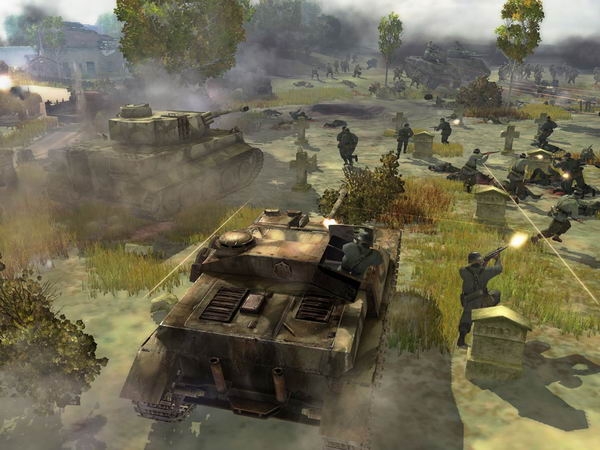 Скриншот из игры Company of Heroes под номером 2