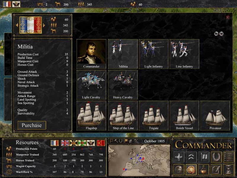 Скриншот из игры Commander: Napoleon at War под номером 10