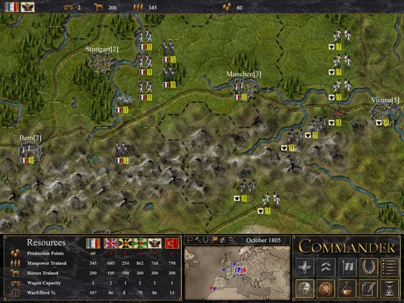 Скриншот из игры Commander: Napoleon at War под номером 11