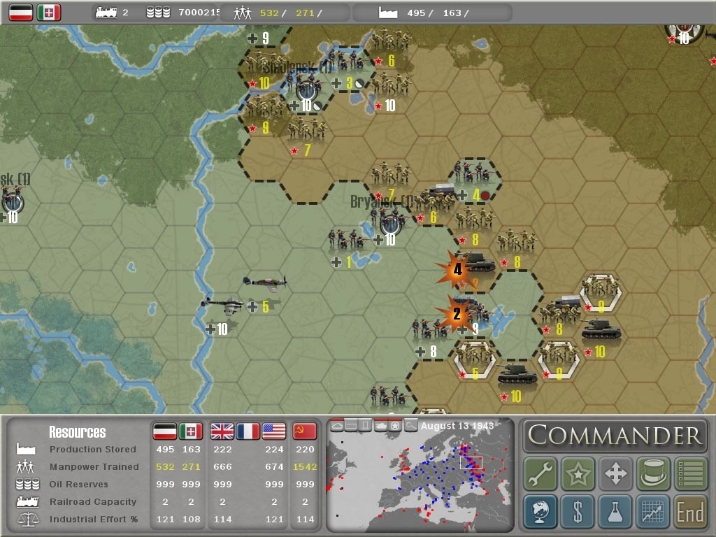 Скриншот из игры Commander: Europe at War под номером 12