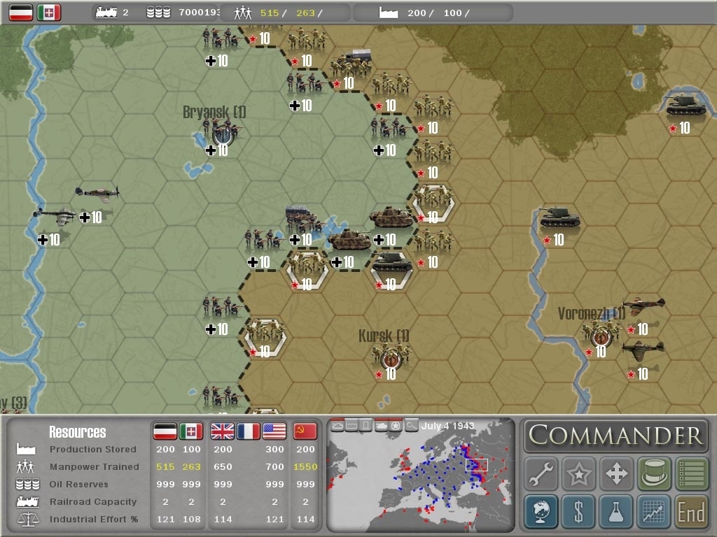 Скриншот из игры Commander: Europe at War под номером 13