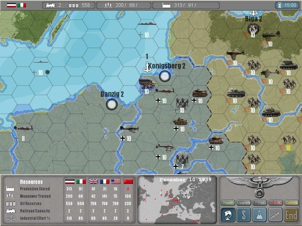 Скриншот из игры Commander: Europe at War под номером 14