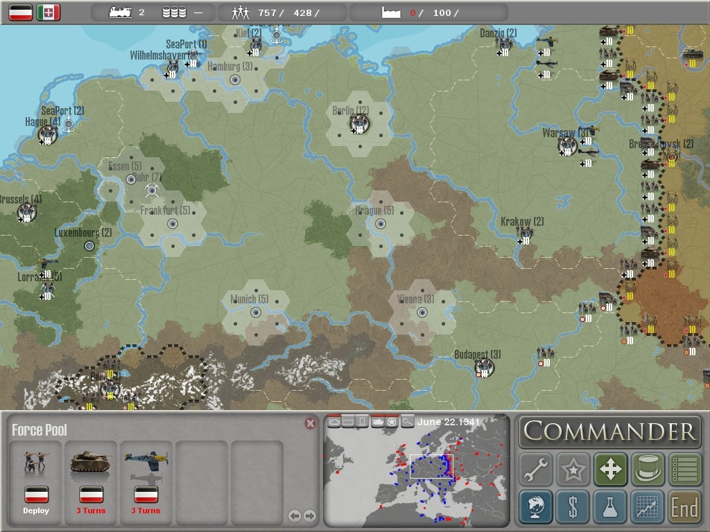 Скриншот из игры Commander: Europe at War под номером 9