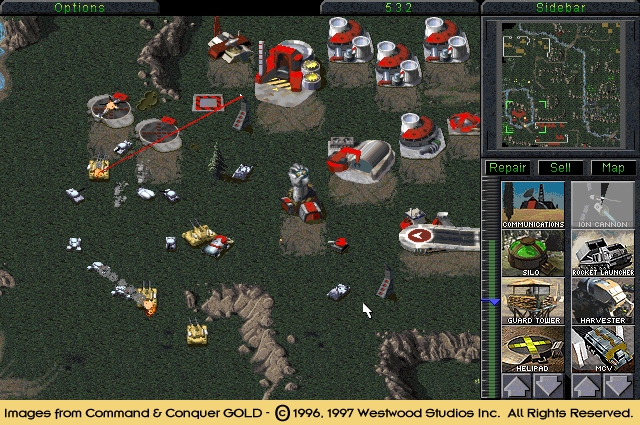 Скриншот из игры Command & Conquer Gold под номером 2