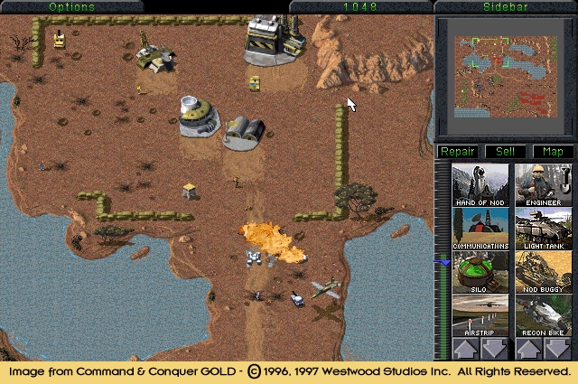 Скриншот из игры Command & Conquer Gold под номером 3