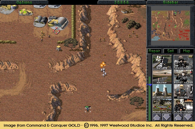 Скриншот из игры Command & Conquer Gold под номером 4