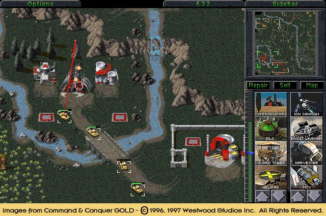 Скриншот из игры Command & Conquer Gold под номером 6