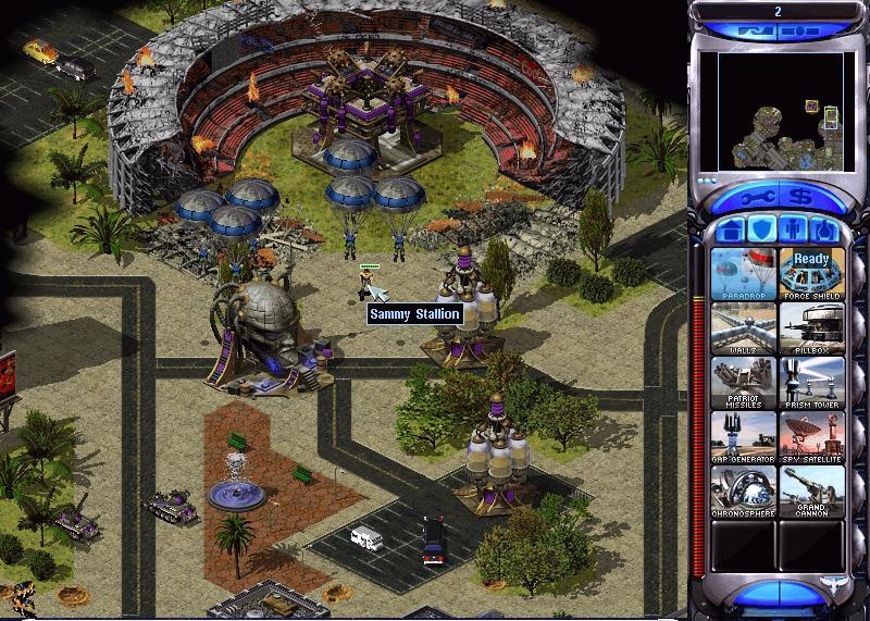 Скриншот из игры Command & Conquer: Red Alert 2. Yuri