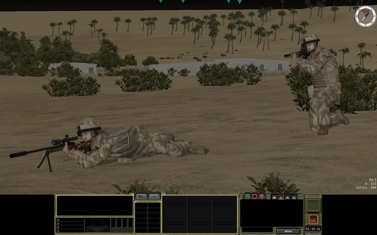 Скриншот из игры Combat Mission: Shock Force British Forces под номером 2