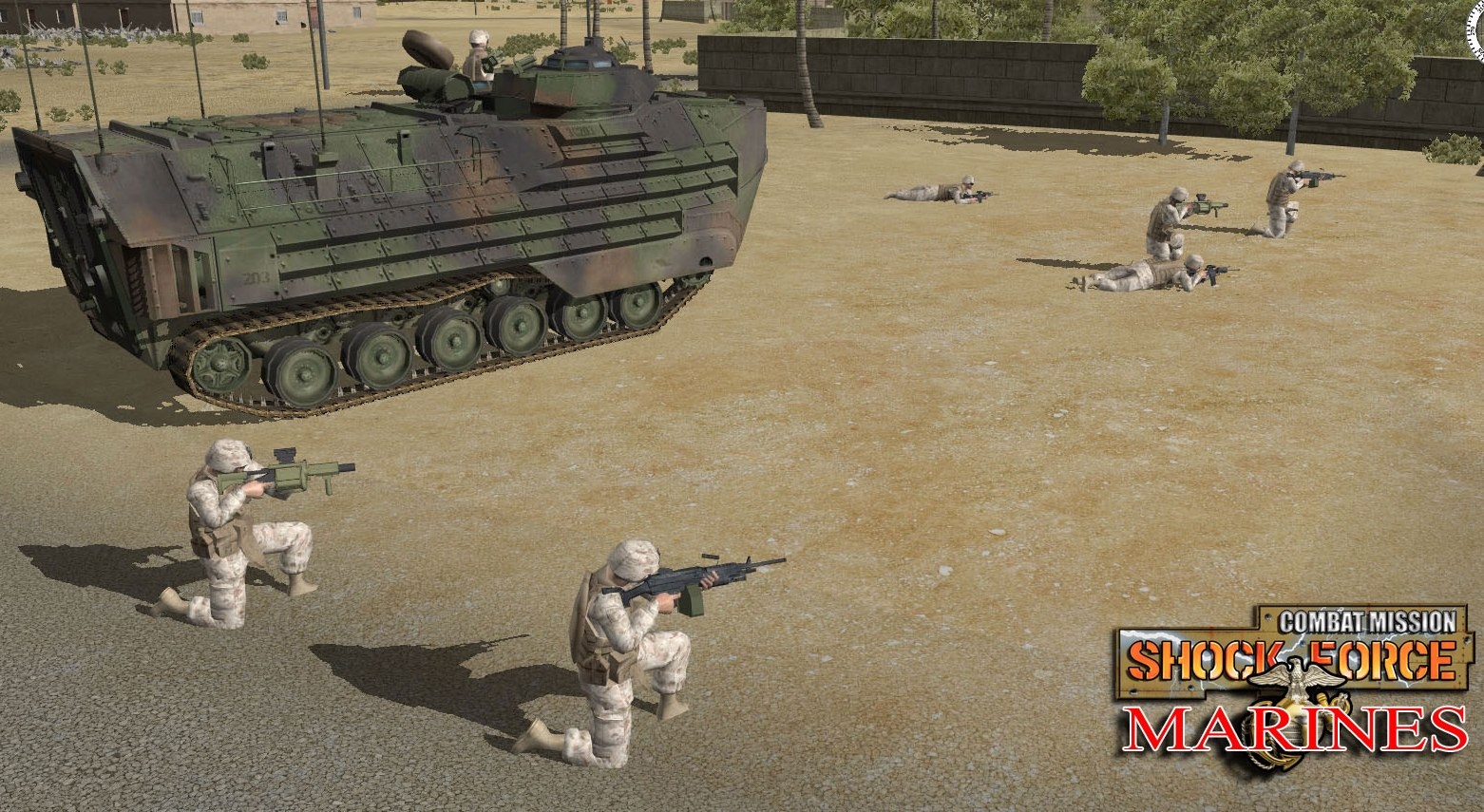 Скриншот из игры Combat Mission: Shock Force. Marines под номером 3