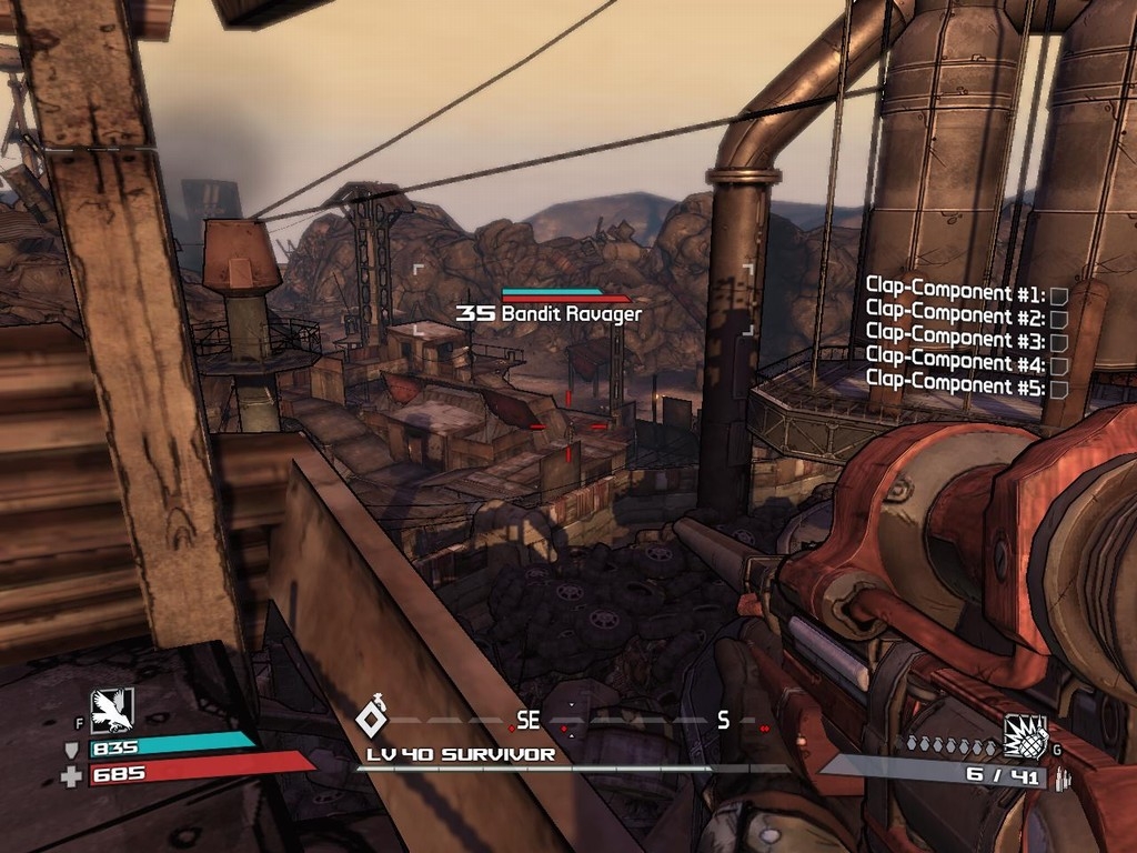 Скриншот из игры Borderlands: Claptrap