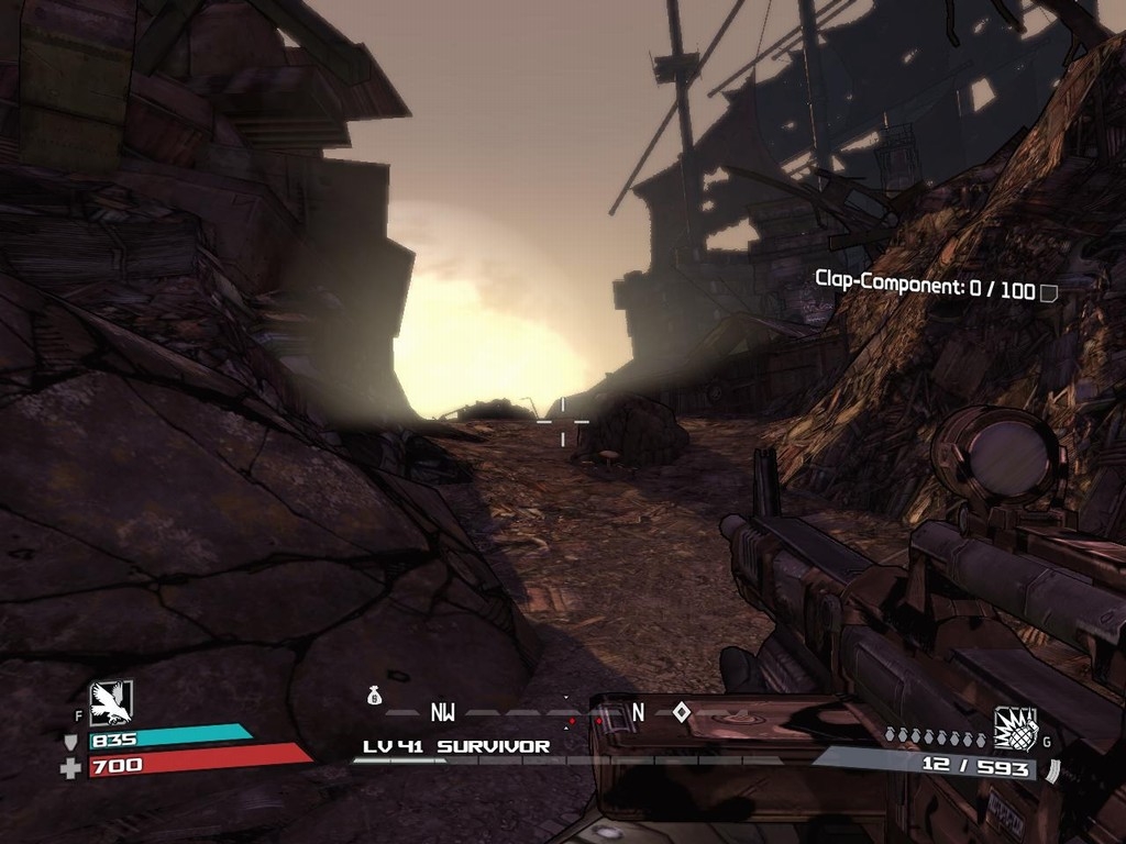 Скриншот из игры Borderlands: Claptrap