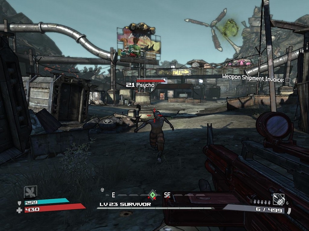 Скриншот из игры Borderlands под номером 64