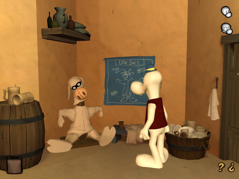 Скриншот из игры Bone: The Great Cow Race под номером 13