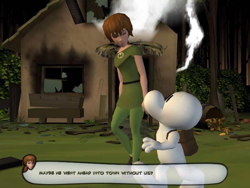 Скриншот из игры Bone: The Great Cow Race под номером 2