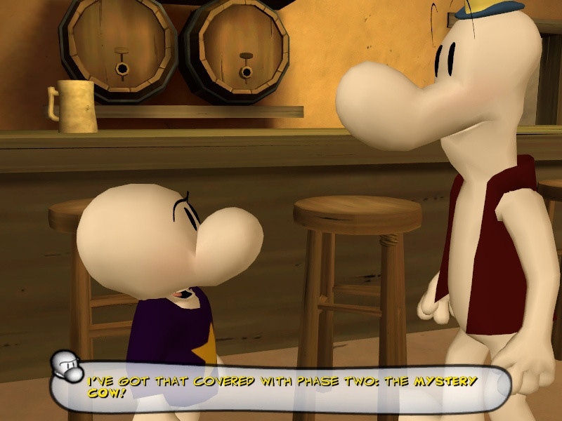 Скриншот из игры Bone: The Great Cow Race под номером 5