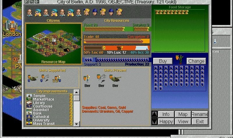 Скриншот из игры Civilization 2: Fantastic Worlds под номером 4