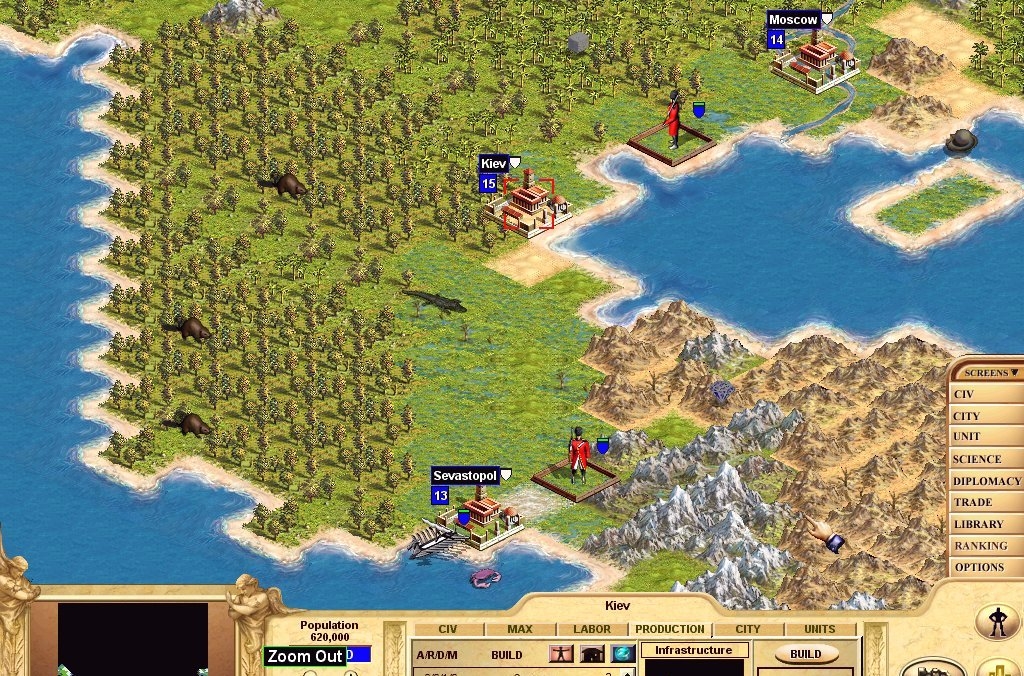Скриншот из игры Civilization: Call to Power под номером 10
