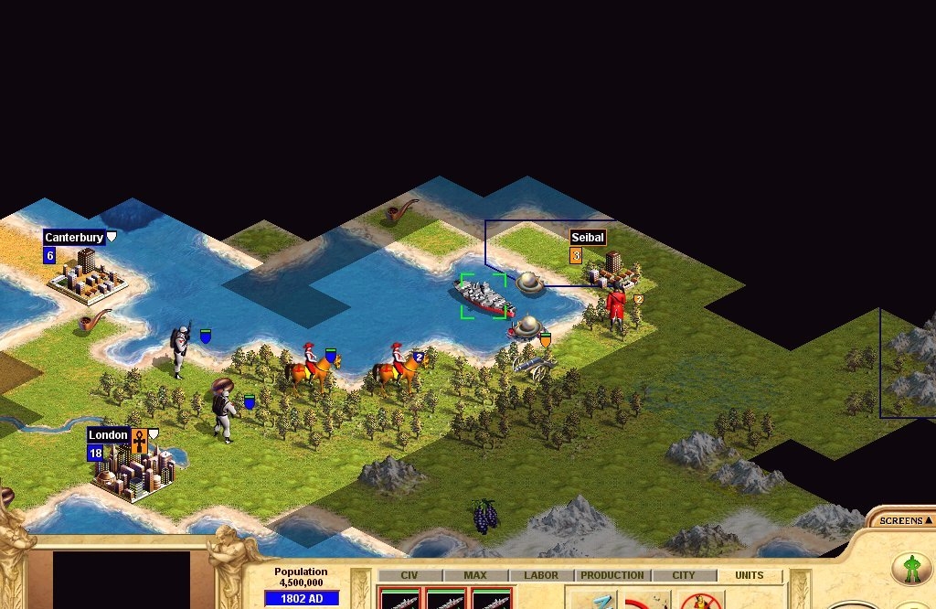 Скриншот из игры Civilization: Call to Power под номером 14