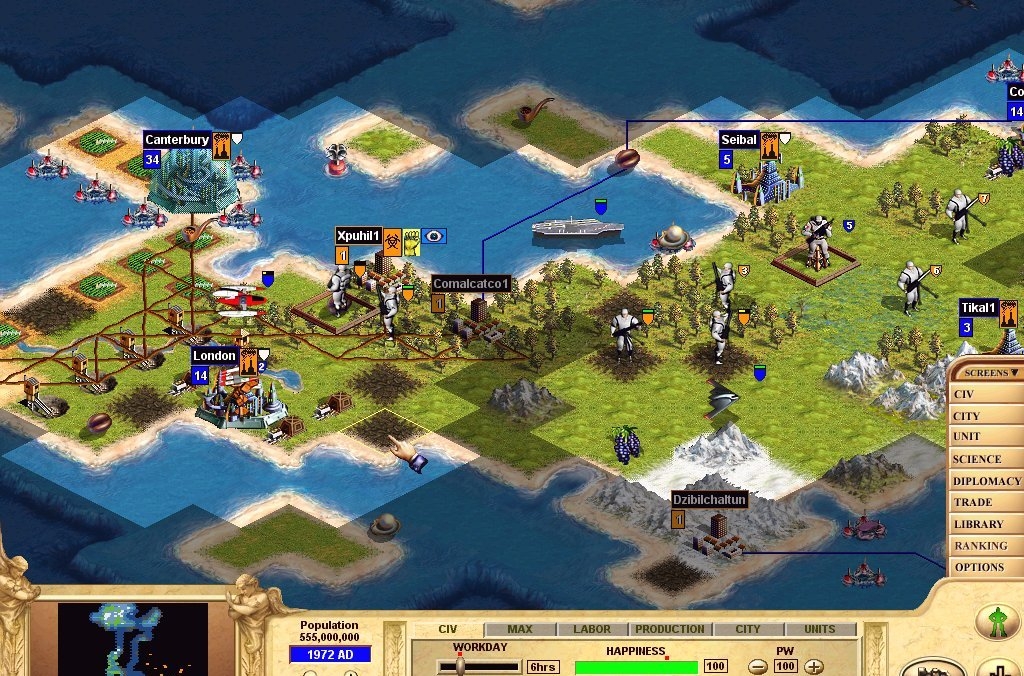 Скриншот из игры Civilization: Call to Power под номером 16