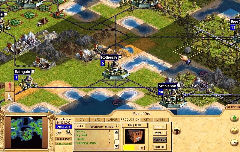 Скриншот из игры Civilization: Call to Power под номером 18