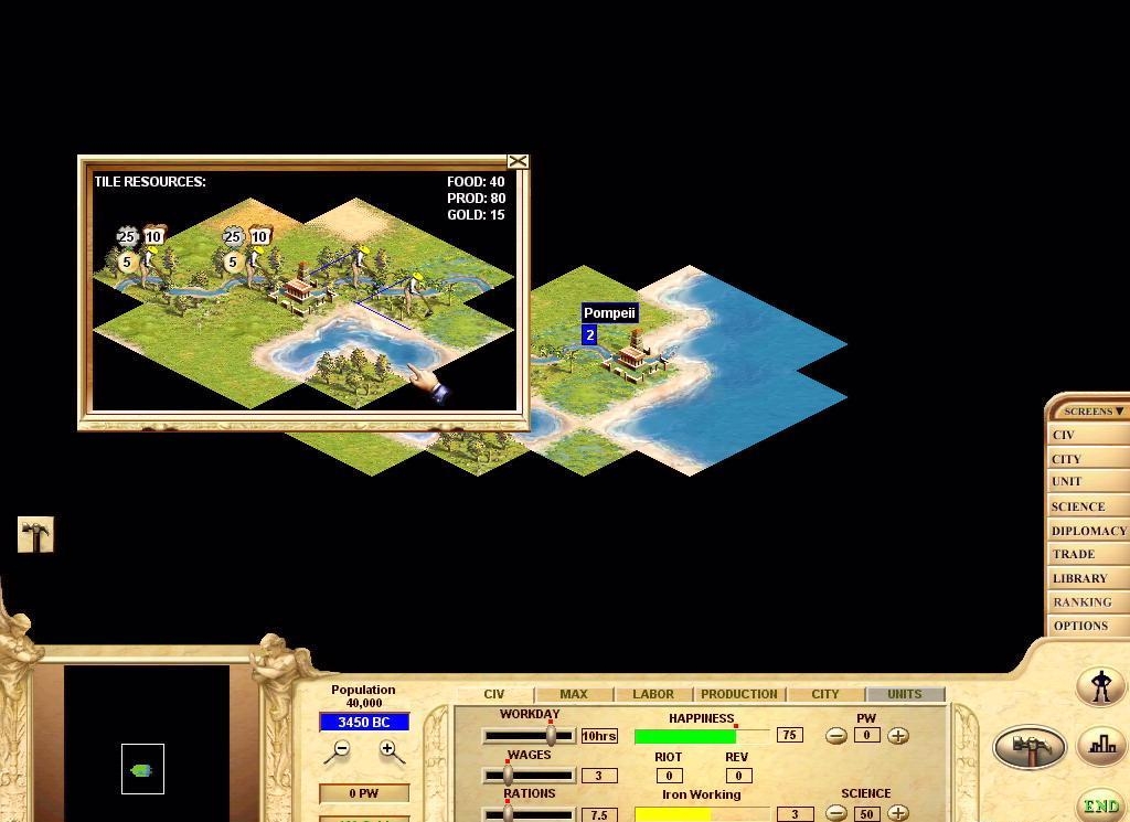 Скриншот из игры Civilization: Call to Power под номером 22