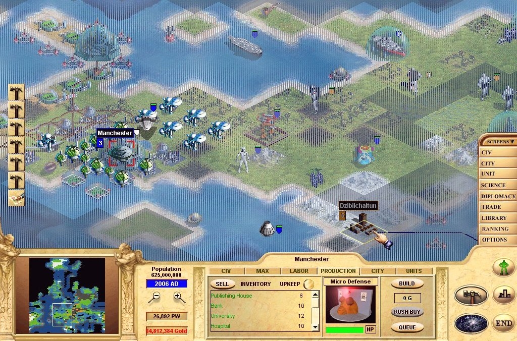 Скриншот из игры Civilization: Call to Power под номером 9