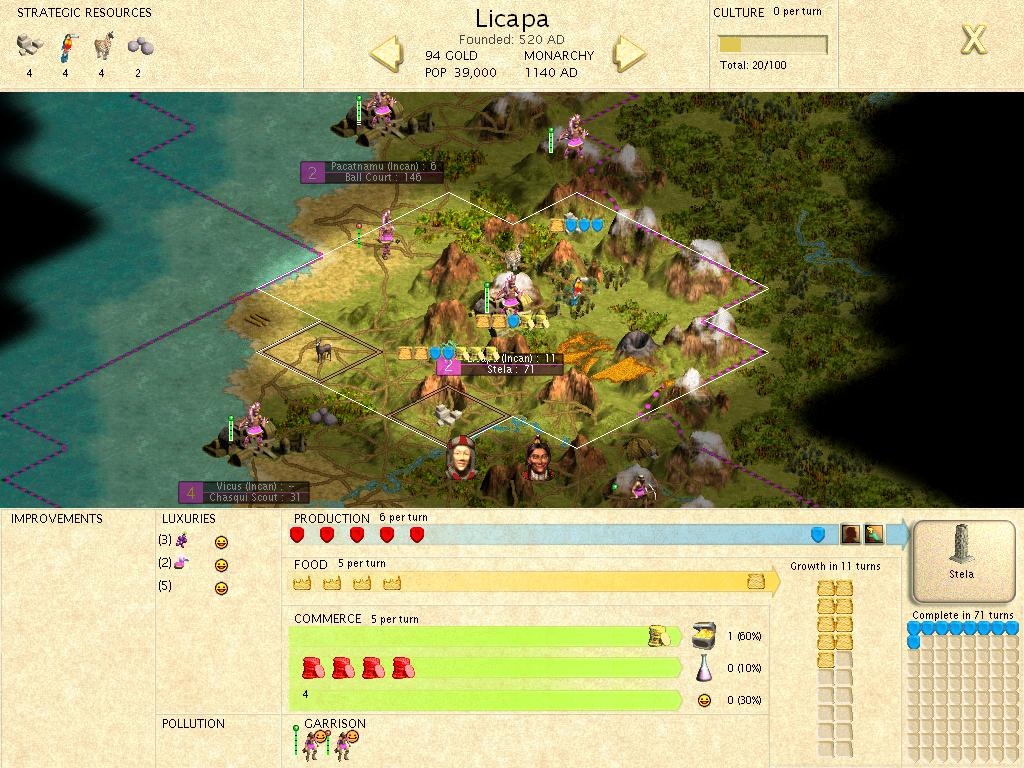 Скриншот из игры Civilization 3: Conquests под номером 21