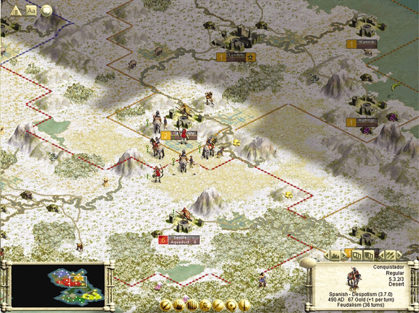 Скриншот из игры Civilization 3: Play the World под номером 4