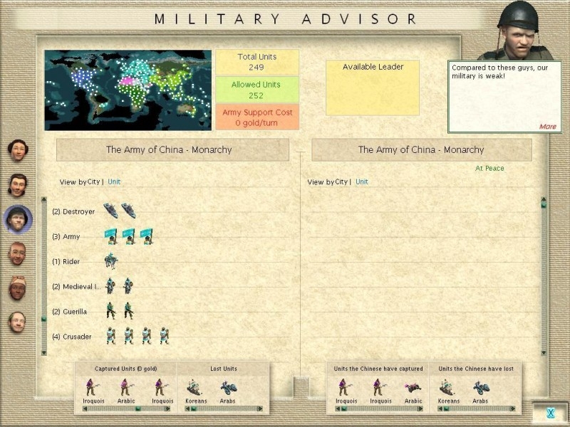 Скриншот из игры Civilization 3: Play the World под номером 5