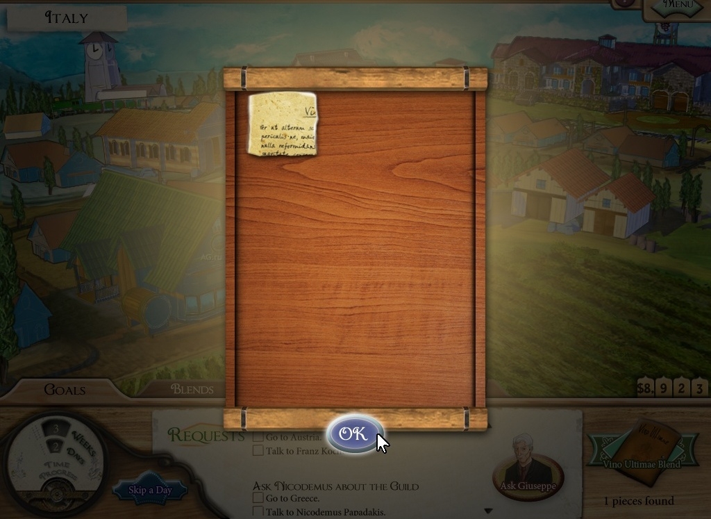 Скриншот из игры Winemaker Extraordinaire под номером 10