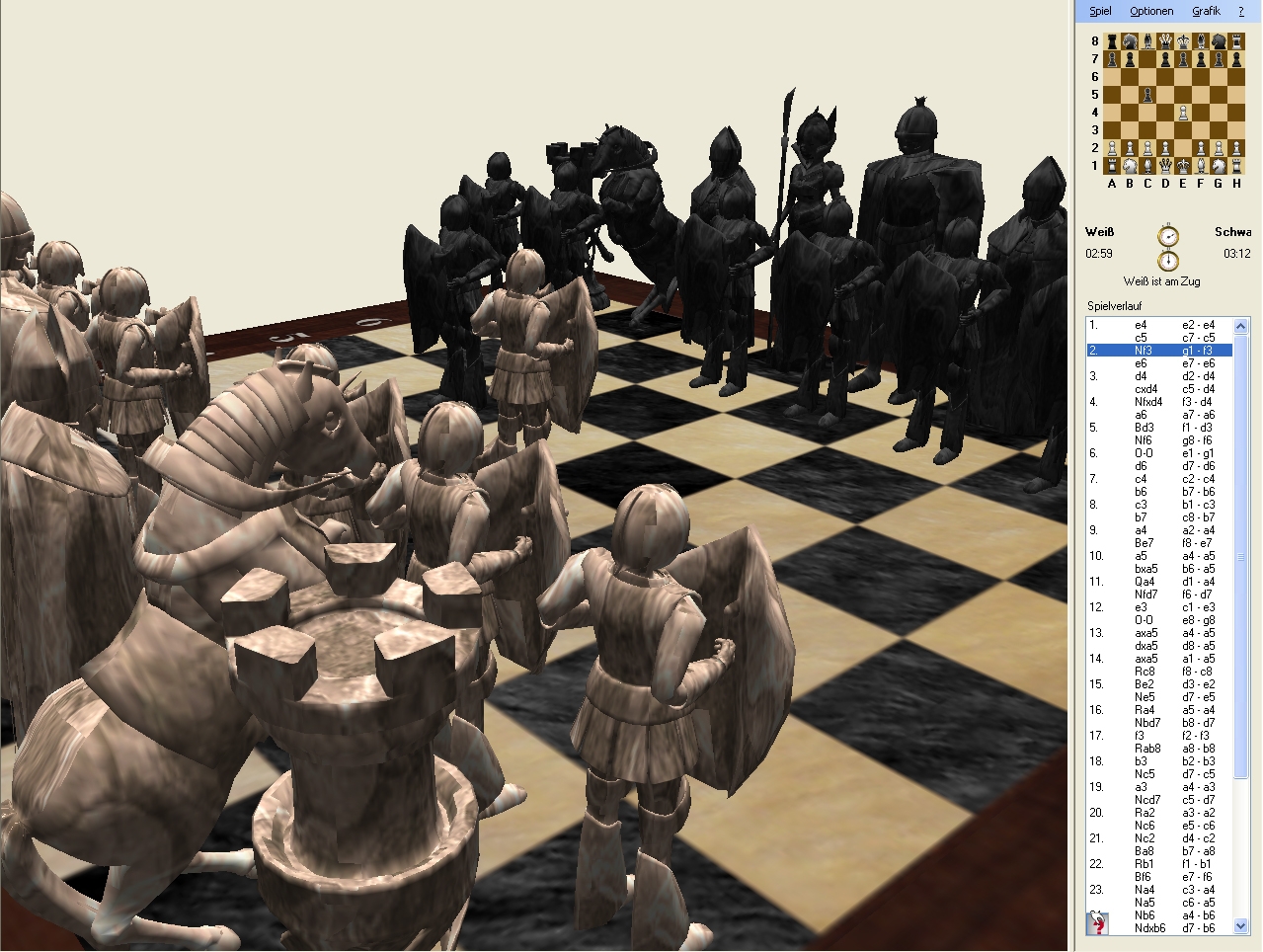 Скриншот из игры Colossus Chess под номером 1