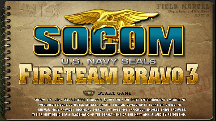 Обложка для игры SOCOM: U.S. Navy SEALs Fireteam Bravo 3