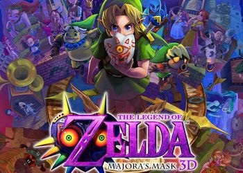 Обложка для игры Legend of Zelda: Majora's Mask 3D, The