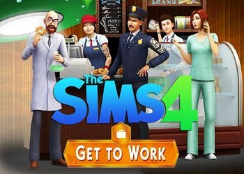 Обложка игры Sims 4: Get To Work, The