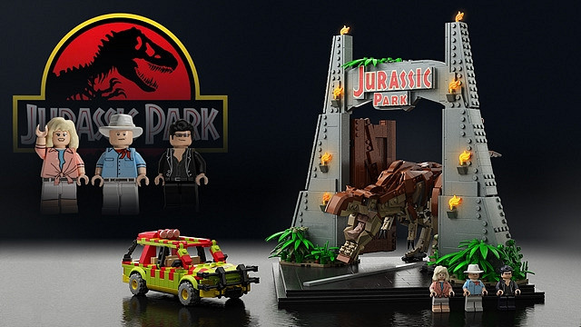 Обложка к игре LEGO Jurassic World