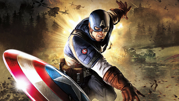 Обложка для игры Captain America: Super Soldier