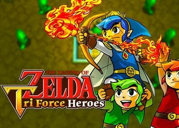Обложка для игры Legend of Zelda: TriForce Heroes, The