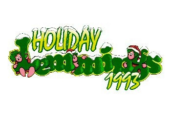 Обложка для игры Lemmings Xmas Holiday 1993