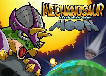 Обложка для игры Mechanosaur Hijacks the Moon