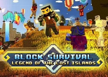 Обложка для игры Block Survival: Legend of the Lost Islands