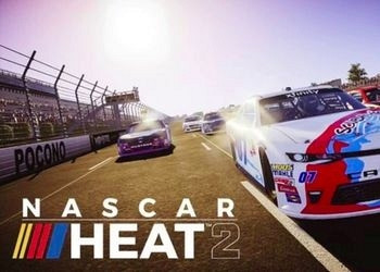 Обложка для игры NASCAR Heat 2