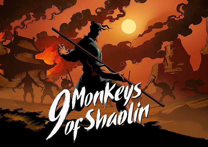 Обложка к игре 9 Monkeys of Shaolin