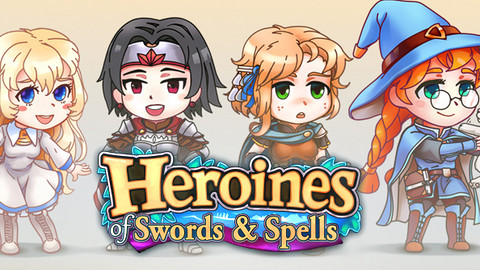 Обложка для игры Heroines of Swords & Spells